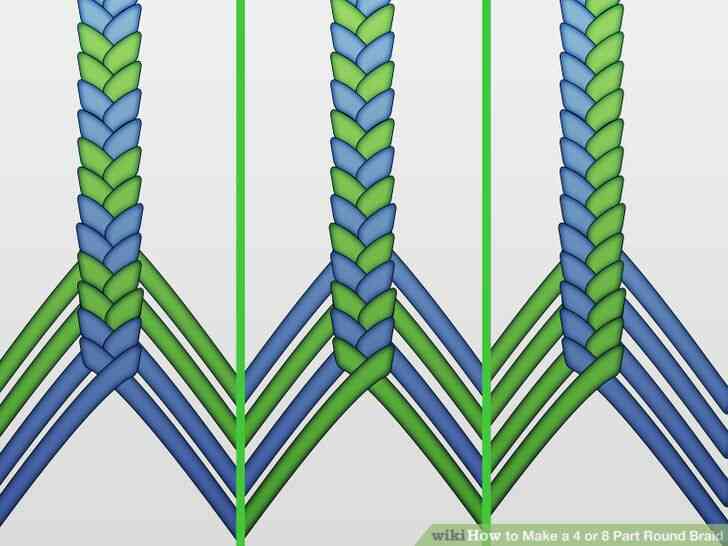 Image intitulée Faire un 4 ou 8 de la Partie Ronde de la Tresse à l